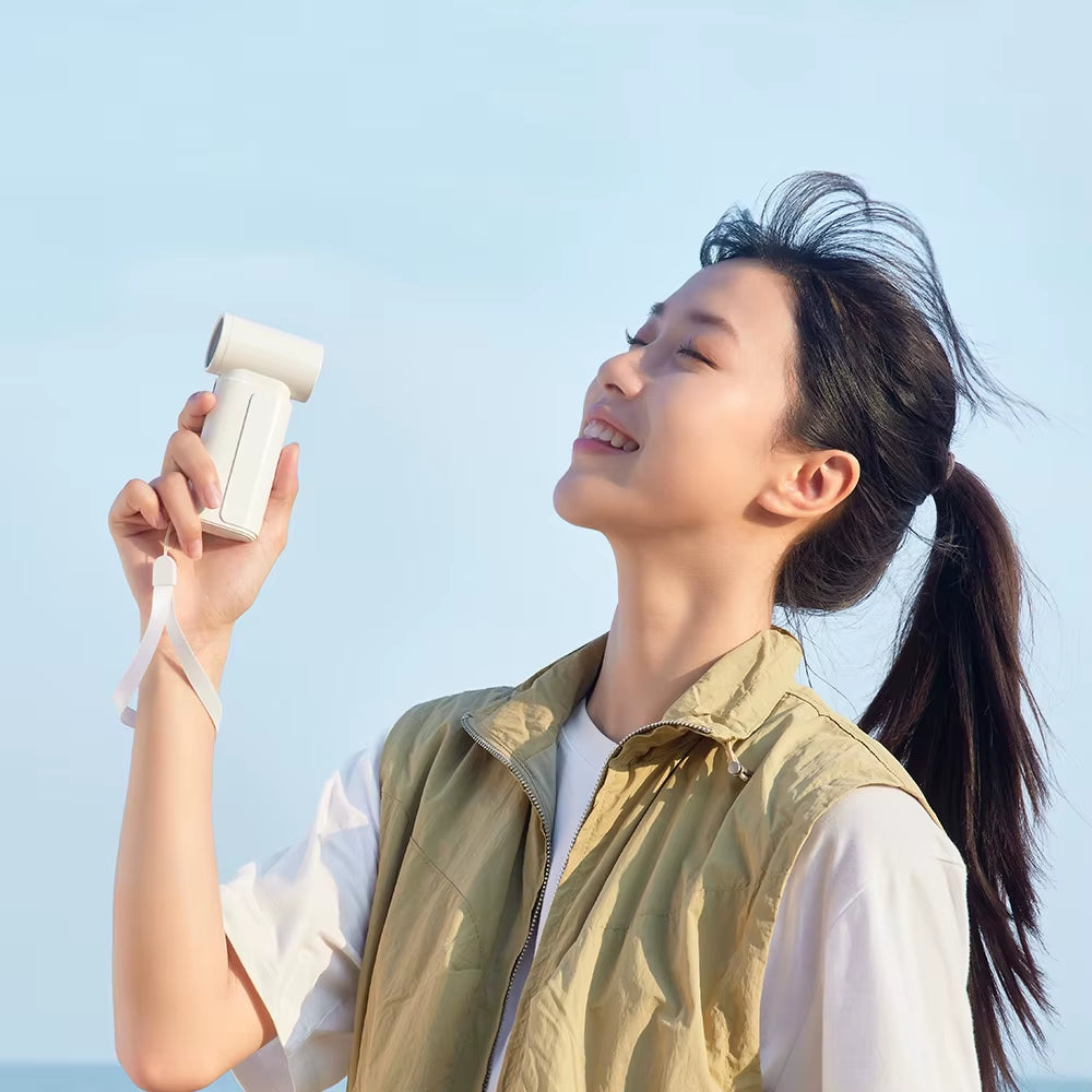 IMYCOO High Speed Portable Turbo 4000Mah Pocket Handheld Fan Wholesale Custom Electric Rechargeable USB Mini Handy Fan