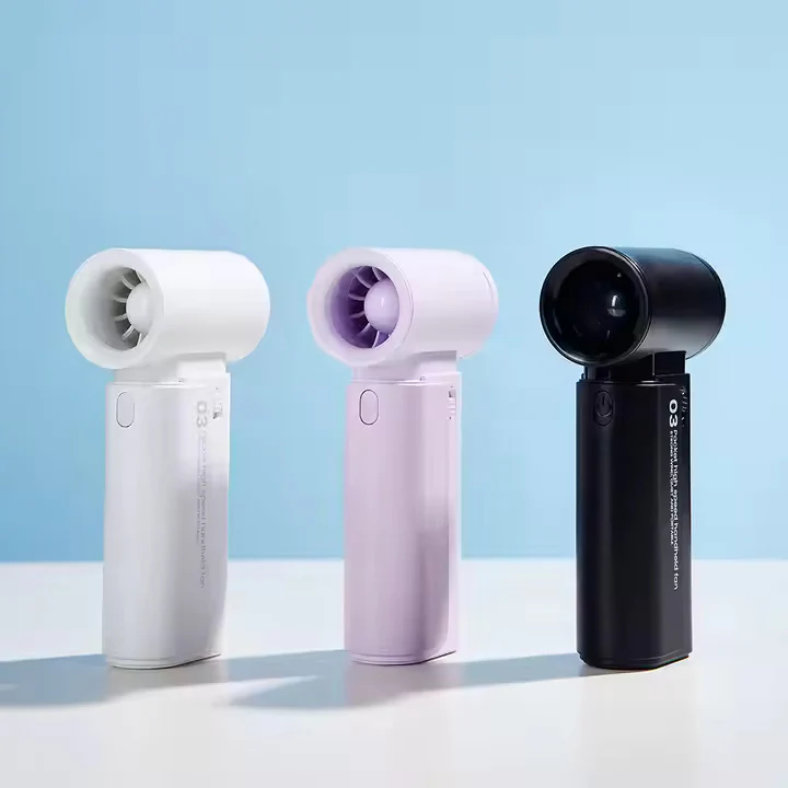 IMYCOO High Speed Portable Turbo 4000Mah Pocket Handheld Fan Wholesale Custom Electric Rechargeable USB Mini Handy Fan
