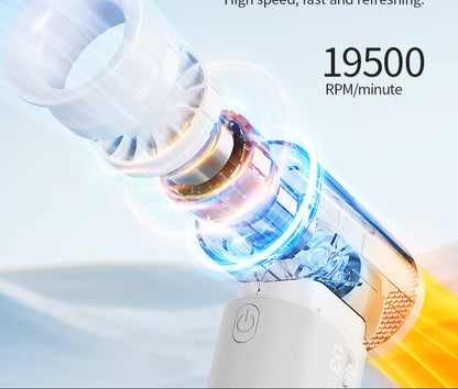 IMYCOO High Speed Portable Turbo 4000Mah Pocket Handheld Fan Wholesale Custom Electric Rechargeable USB Mini Handy Fan