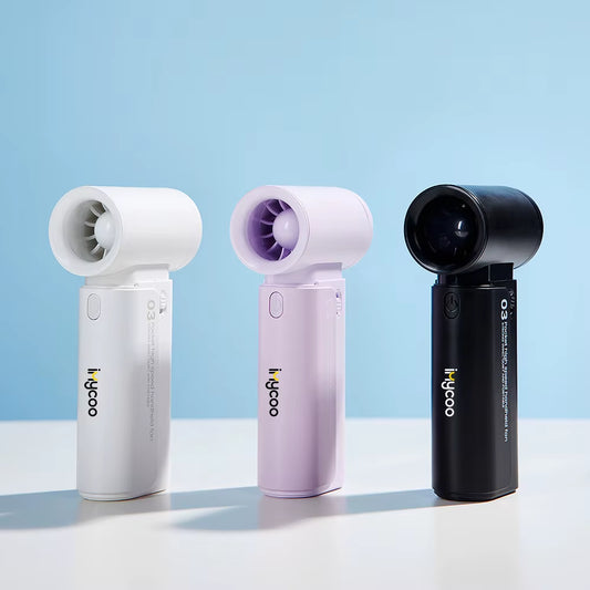 IMYCOO High Speed Portable Turbo 4000Mah Pocket Handheld Fan Wholesale Custom Electric Rechargeable USB Mini Handy Fan