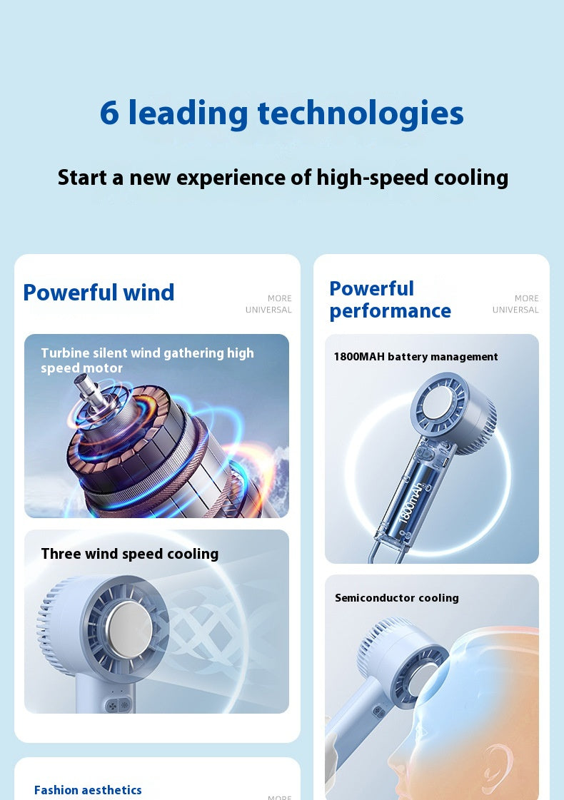 Ice Cold Flash Portable Power Fan